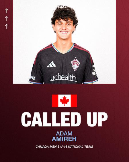 Adam Amireh Called Up