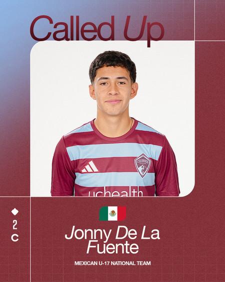 Jonny De La Fuente Called Up